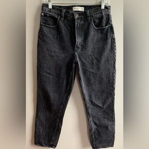 Abercrombie Black Jeans “Mom” high rise